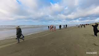 Nieuwjaarsduik 2024 Castricum [upl. by Inamik]