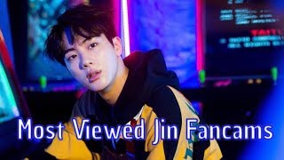 Most Viewed Jin Fancams  BTS [upl. by Eicaj]