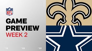 New Orleans Saints vs Dallas Cowboys  2024 Week 2 Game Preview [upl. by Haggerty515]