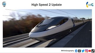 What has happened with HS2  AQA Geography GCSE Paper 2 Changing Economic World [upl. by Mimi]