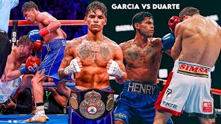 RYAN GARCIA Noquea a OSCAR DUARTE En 8 ROUND [upl. by Alaster]