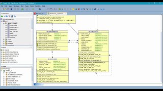 Create ERD Entity Relationship Diagram Using SQL Developer  Oracle 10g [upl. by Garzon]