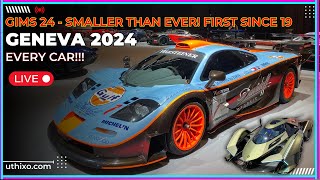 LIVE  2024 GENEVA MOTOR SHOW  GIMS24  ALL CARS  FULL TOUR [upl. by Arahsit]