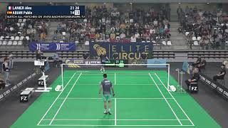 Match point  Alex Lanier vs Pablo Abian  MS Final  Nantes Int 2024 [upl. by Onavlis]