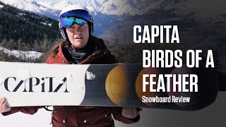 Capita Birds of a Feather 2020 SnowRock Snowboard Review [upl. by Ahsata]