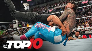 Top 10 Monday Night Raw moments WWE Top 10 Oct 7 2024 [upl. by Erasmus291]