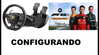 Configurando volante THRUSTMASTER T80 ferrari para F1 22 [upl. by Ttihw466]