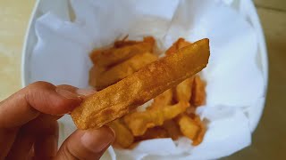 CRISPY FRIES  COATED FRIES  Pantawid Gutom Recipe [upl. by Auburta590]