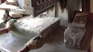 Stone cutting guillotine [upl. by Kcirddes470]