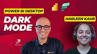 Dark Mode in Power BI Interviewing Harleen Kaur from Microsoft [upl. by Aiksas]