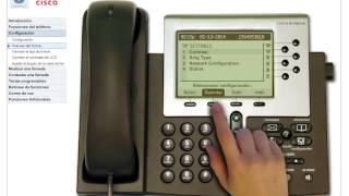 CISCO 796040 Series Phone Training in Spanish  Adjust Ringer Volume [upl. by Gorga]