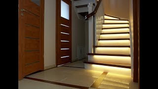 Motion Activated LED Stair Lights  Installation Guide For DIY Home Projects [upl. by Bald]