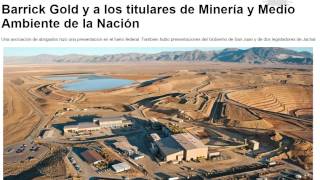 Barrick Gold Derrame de Cianuro en San JuanArgentinaParte 1 [upl. by Aihseken]