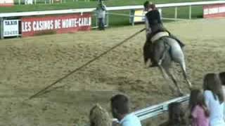 Spectacle Equestre  Concours Jeunes talents du Spectacle  Hippodrome Cagnes 2008 [upl. by Flint]