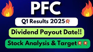 PFC Share Target  PFC Q1 Results 2025  PFC Share Latest News  PFC Share news today [upl. by Bartolemo]