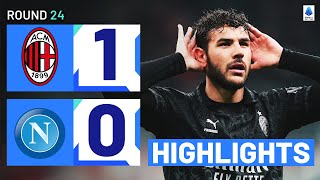 MILANNAPOLI 10  HIGHLIGHTS  Theo Hernandez edges Napoli at San Siro  Serie A 202324 [upl. by Amitaf543]