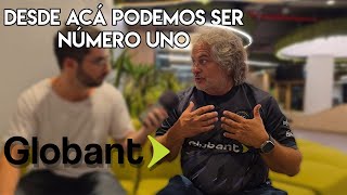 Guibert Englebienne de Globant quotSomos socios Estamos por el largo plazoquot [upl. by Yance]