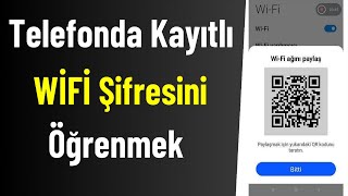 ANDROİD TELEFON KAYITLI WİFİ ŞİFRESİNİ ÖĞRENMEK  QR Kod [upl. by Llednav]