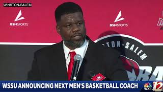 WinstonSalem State University Announcing Next Mens Basketball Coach [upl. by Nomled]