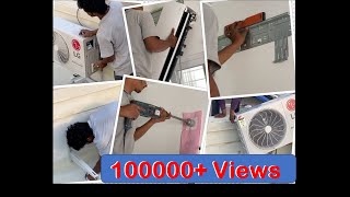 AC Installation Step By Step  Installation Cost  Important take care  Why LG   Remote Function [upl. by Allmon]