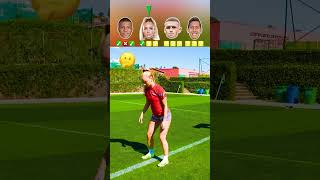 Mbappe vs Alisha vs Foden vs Firmino  No Look Challenge [upl. by Nij]