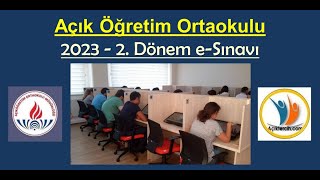 Açık Ortaokul eSınav Randevusu nasıl ve nereden alınır eSınav ve randevu tarihleri [upl. by Enitsej]