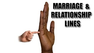 MARRIAGE amp RELATIONSHIP LINES Female Palm Reading Palmistry 101 [upl. by Elimaj868]