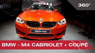 360° BMW M4 cabriolet  coupé  Mondial Auto de Paris 2014 [upl. by Norad]