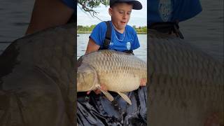 Camp pêche carpe L et S Fishing sur le lac de la Clayette Record carpe commune pour Noé [upl. by Adlesirhc]