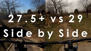 275 vs 29er Side by Side on Commencal Meta HT AM [upl. by Quentin]