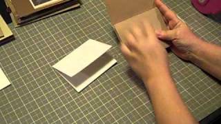 Cardstock flip photo holders for mini albums [upl. by Lekym]