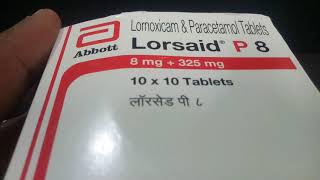 Lorsaid P Tablet Review [upl. by Esimaj]