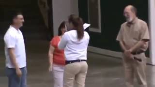 Marine Surprises Little Sister During High School Graduation Practice [upl. by Hanser]