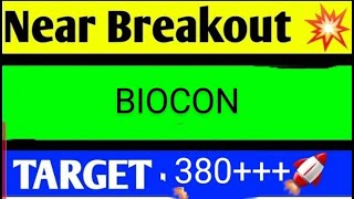 BIOCON LTD SHARE LATEST NEWS TODAYBIOCON SHARE ANALYSISBIOCON SHARE TARGETBIOCON SHARE NEWS [upl. by Jeanie140]