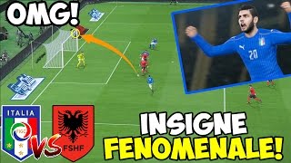 GOL INFAME INSIGNE IN EXTREMIS ITALIAALBANIA PES 2017 ITA [upl. by Sawyere5]