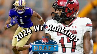 Top 10 WRs in the 2024 NFL Draft  Could Dallas Possibly Draft a Wr [upl. by Adnohsat467]