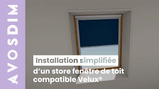 Comment installer un Store Occultant compatible Velux® [upl. by Azila]