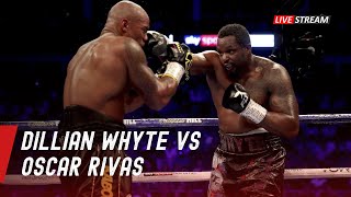 FIRST ROUND KNCOKOUT DILLIAN WHYTE ENGLAND VS OSCAR RIVAS COLOMBIA  BOXING FIGHT HIGHLIGHTS [upl. by Jari]