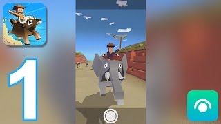 Rodeo Stampede  Gameplay Walkthrough Part 1  Savannah iOS Android [upl. by Ahsinauq]