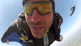 Hilarious Wingsuit Singing  quotTake My Breath Awayquot [upl. by Hose]