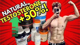 BEST NATURAL SUPPLEMENTS for MEN  MAXIMIZE your HEALTH [upl. by Rube640]