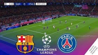 FC BARCELONA vs PSG  PARIS SAINT GERMAIN Champions League 2324 • Simulation amp Prediction [upl. by Arretak]