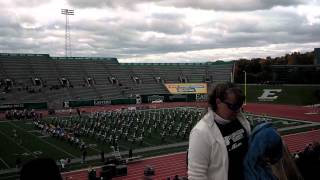 Eastern Michigan University Marching Band Pregame October 9th 2012 [upl. by Chirlin]