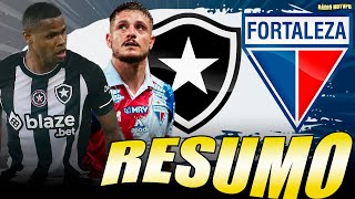 Botafogo Vence o Fortaleza Por 2 a 0 e reassume a liderança do Brasileirão Novamente [upl. by Rettuc902]