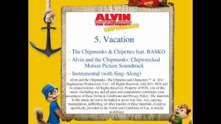 5 Vacation  The Chipmunks amp Chipettes feat BASKO Chipwrecked Instrumental [upl. by Eirrak]