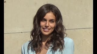 Shlomit Malka  Paris July 4 2017 Fashion Week show Armani  Juillet PFW [upl. by Nnahtur193]