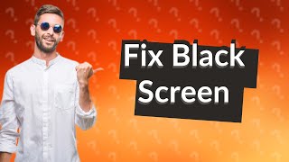 How do I fix my screen that keeps going black [upl. by Estrella832]