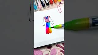 Transforming a Dress with Vibrant Colors  C FOR COLOR Dress Painting Tutorial [upl. by Salazar194]