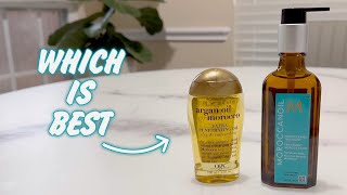 OGX Argan Oil of Morocco vs Moroccanoil Treatment The Ultimate Hair Care Showdown Revealed [upl. by Schnur]