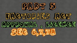 Part5  Factories act Sec677A Labour Law LLBNETCS JUDICIARY [upl. by Benedict]